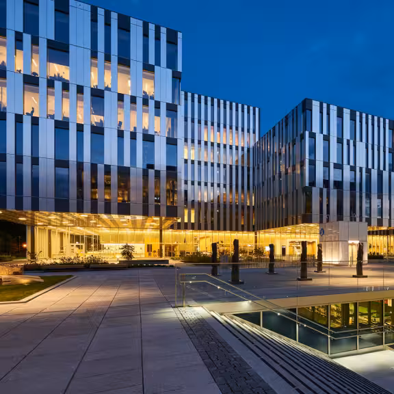 picture of aker solution logo on a wall